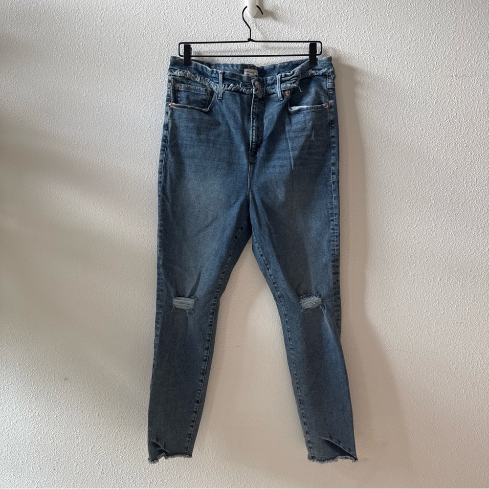 Good American‎ Fray Classic Blue Women's Jeans